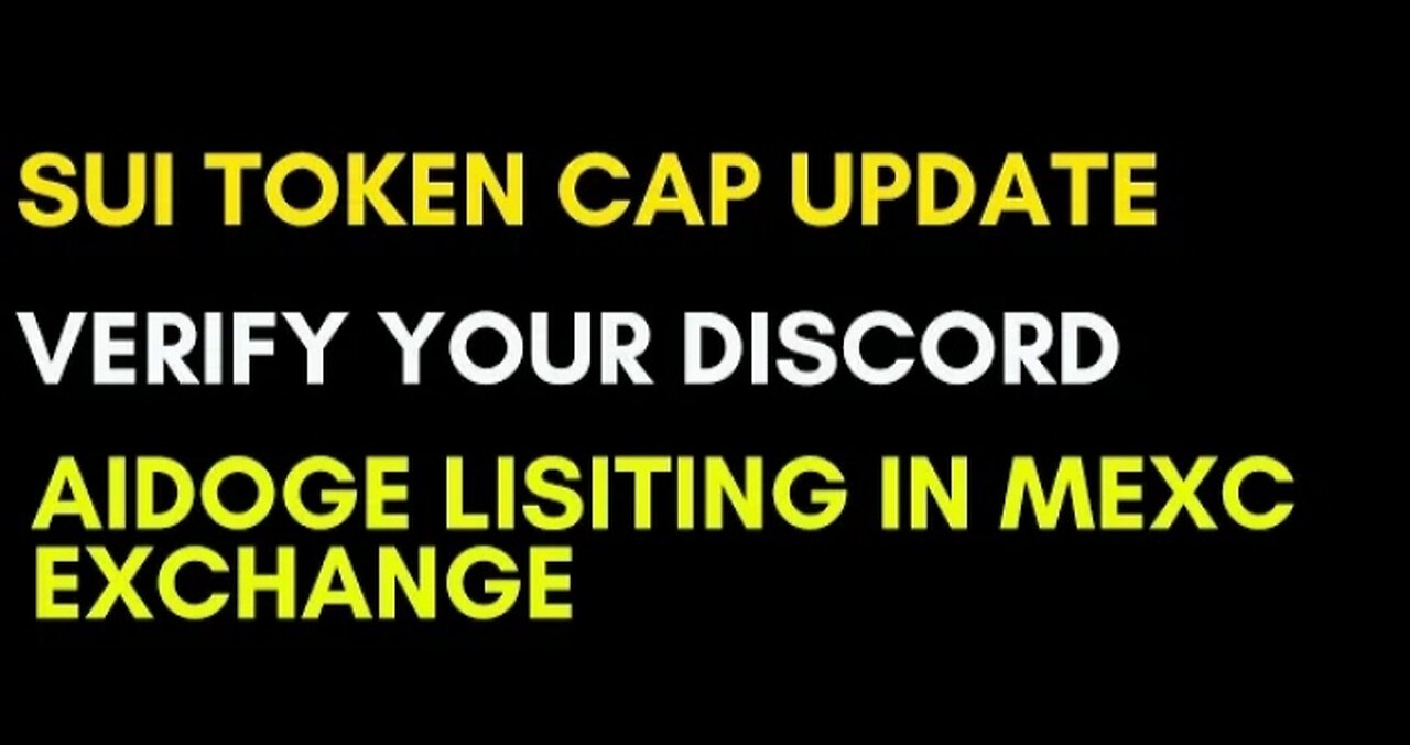 SUI Token CAP Update|AIDOGE Lisiting in Mexc Exchange