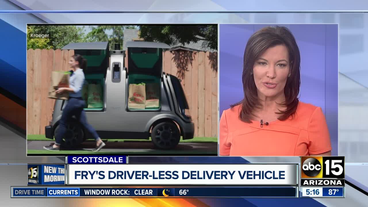 Fry's testing out driverless grocery delivery in Scottsdale