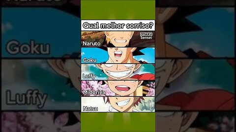 QUAL MELHOR SORRISO #shorts #anime