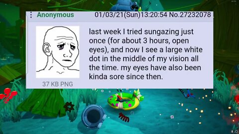 Anon Tries Sungazing r/greentext