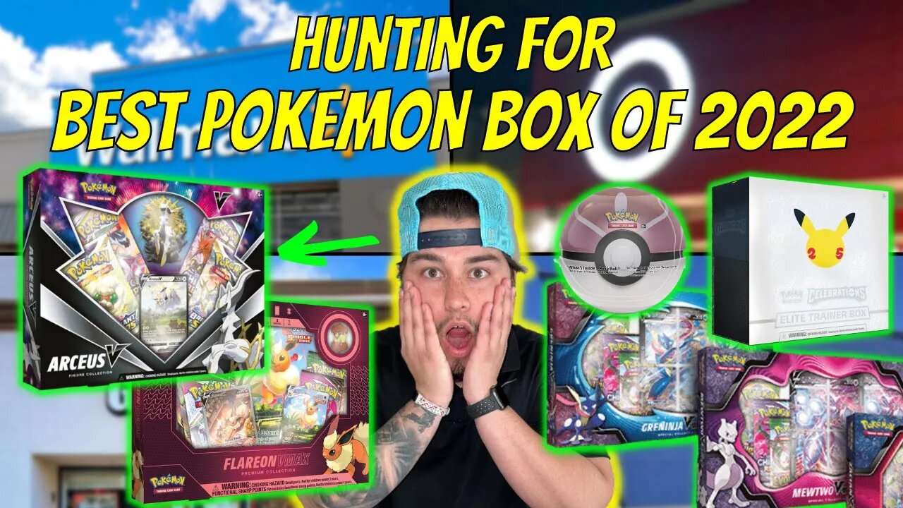 Hunting For The BEST POKEMON BOX OF 2022!!! (I Spent Over $300)