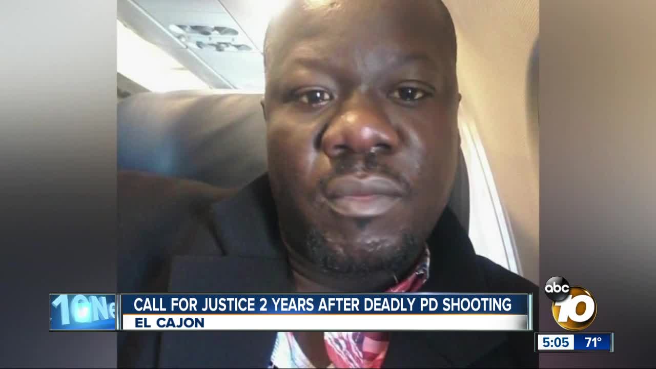 Call for justice 2 years after deadly El Cajon police shooting of Alfred Olango