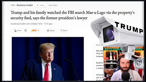 He Caught Them All! Again! President Trump WATCHED The FBI Raid On CCTV!