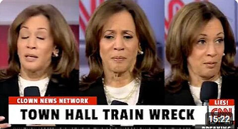 Kamala's CNN Town Hall Train Wreck! Even Democrat Pundits Admit She's in Big Trouble