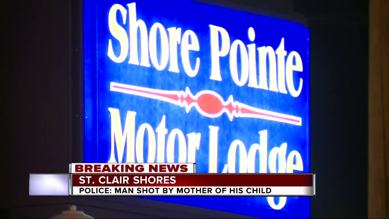 Man shot by mother of his child at motel in St. Clair Shores