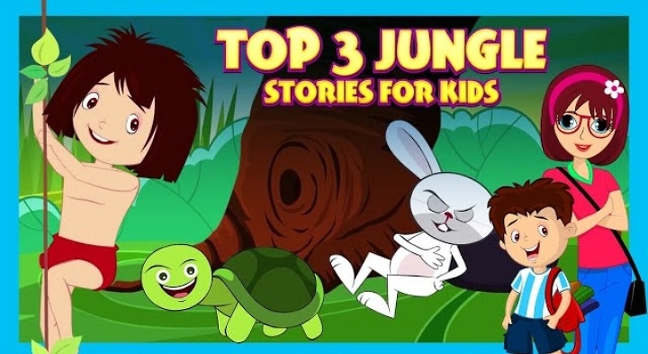 Top 3 Jungle Stories for Kids | Bedtime Stories | Moral Stories for Kids | Tia & Tofu