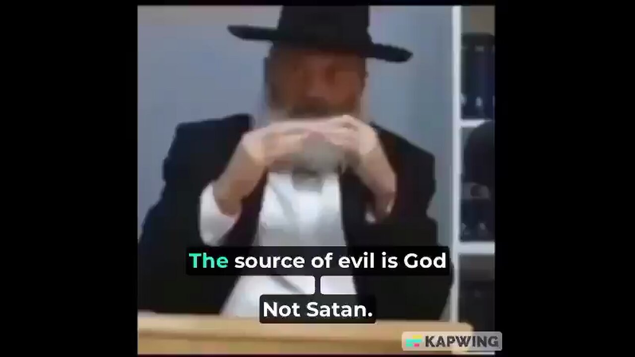 In Judaism Satan Is God