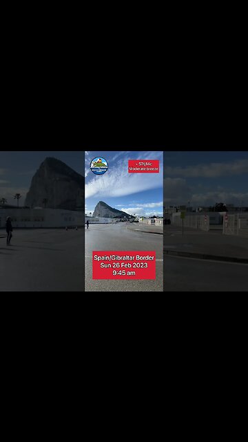 Spain Gibraltar Border Sunday Morning