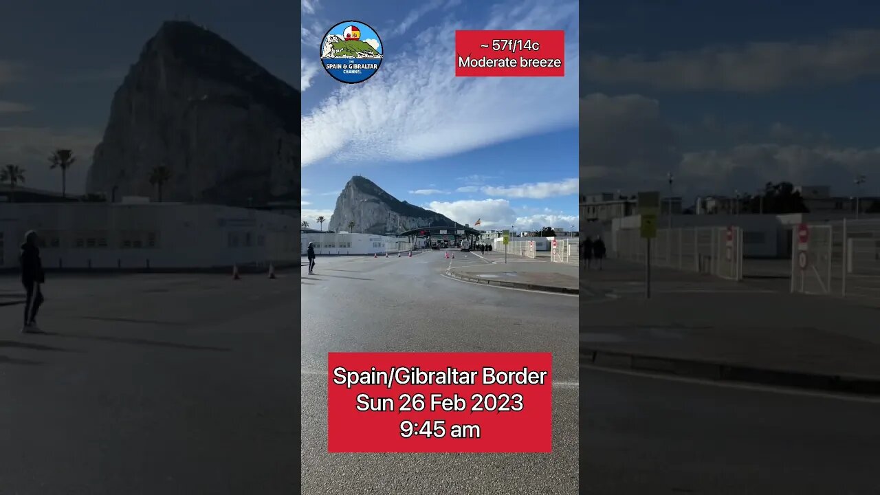 Spain Gibraltar Border Sunday Morning