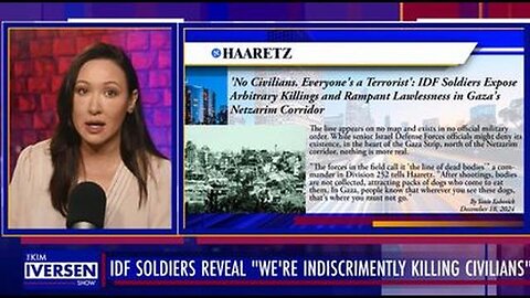 GAZA HORROR - IDF Soldiers Reveal Atrocities 'Everyone Is a Terrorist'