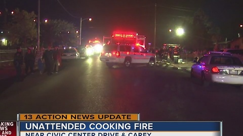 Unattended cooking cause of North Las Vegas fire that killed 3