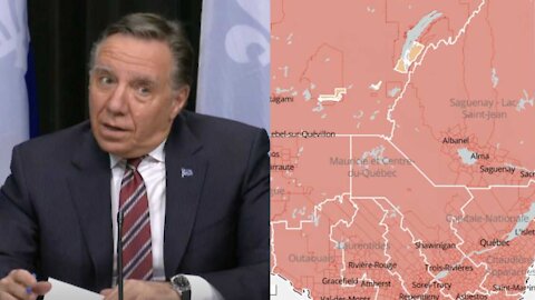 Voici les 6 régions du Québec qui passeront en zone orange dès la semaine prochaine