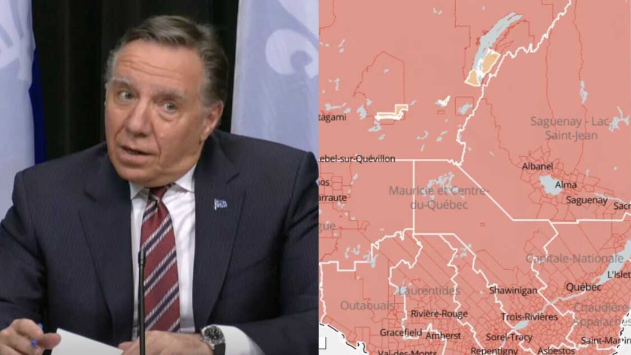 Voici les 6 régions du Québec qui passeront en zone orange dès la semaine prochaine