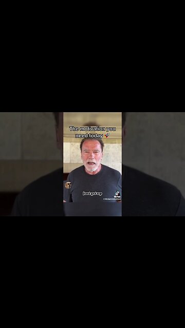 Great advise from the Terminator #arnoldschwarzenegger