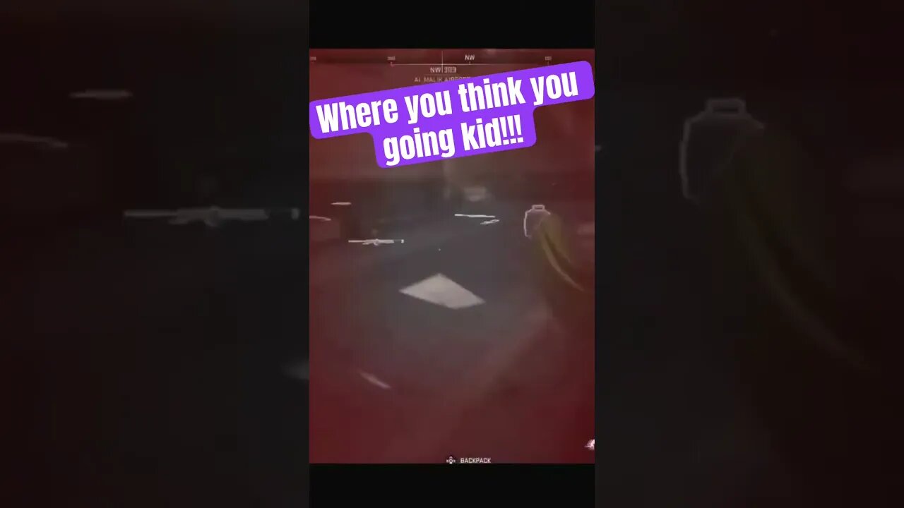 WHERE YOU THINK YOU GOING KID!!! Subscribe for more #warzone2 #resurgence #shorts