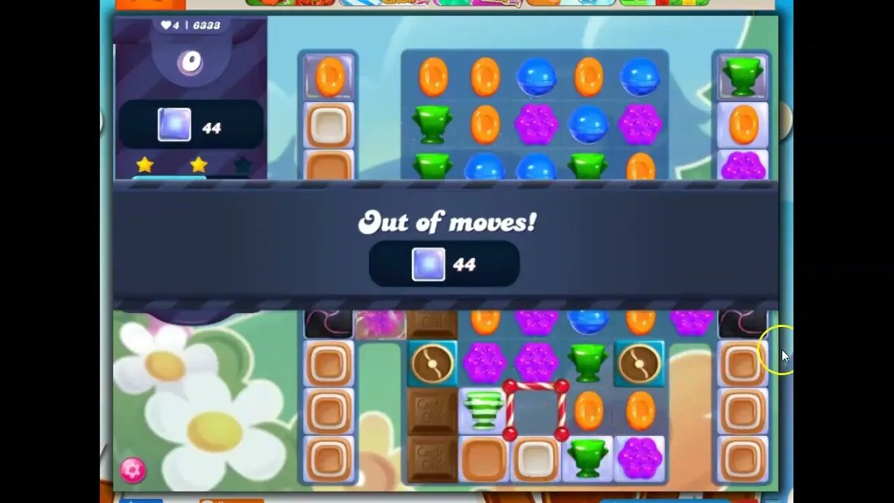 Candy Crush Level 6333 Talkthrough, 28 Moves 0 Boosters