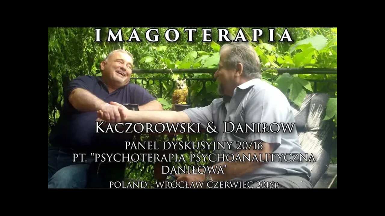 PSYCHOTERAPIA PSYCHOANALITYCZNA JAKO METODA-SZKOLENIA I KURSY DOTYCZĄCE IMAGOTERAPII/2016©TV - IMAGO