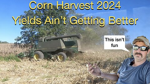 Corn Harvest 2024: Yields Ain't Getting Better, This really isn't fun