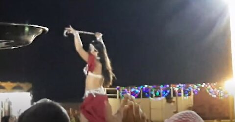 Belly Dance in Dubai desert safari.