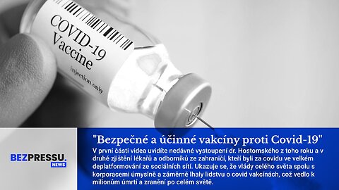 "Bezpečné a účinné vakcíny proti Covid-19"