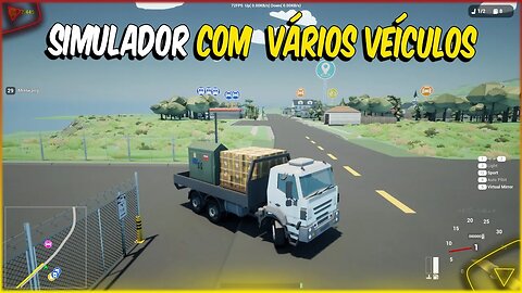 SIMULADOR COM VÁRIOS VEÍCULOS CAMINHÃO CAMINHONETE ONIBUS MOTOR TOWN