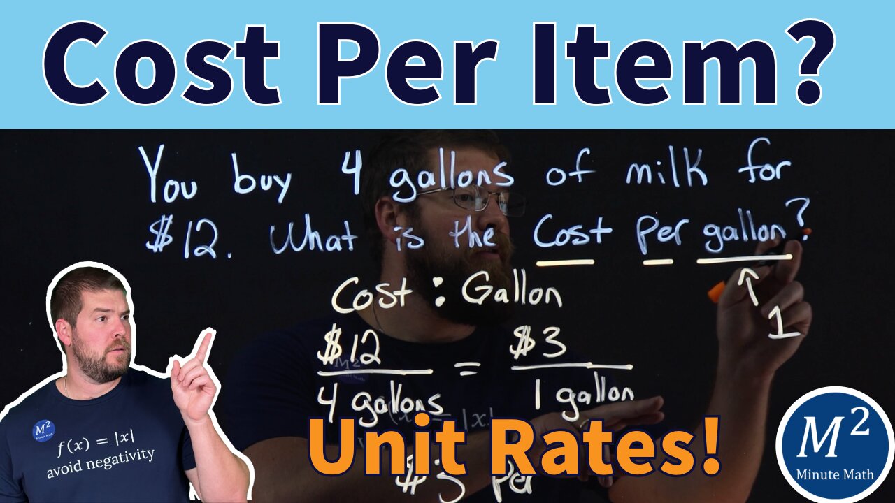 How to Find Cost Per Item: Unit Rates Explained!