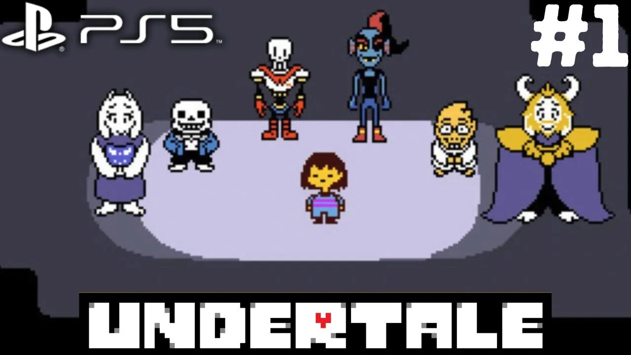 Undertale Gameplay Walkthrough Part 1 | PS5, PS4 | 4K HDR (No Commentary Gaming)