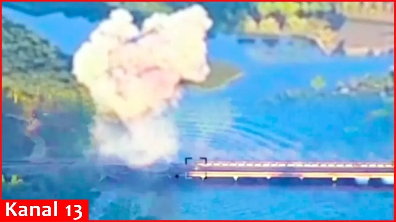 Ukrainian army destroyed another bridge used by Russians to transport equipment, supplies in Kursk