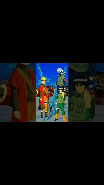 Naruto VS Kakashi & Guy - WHO IS STRONGEST??.#shorts