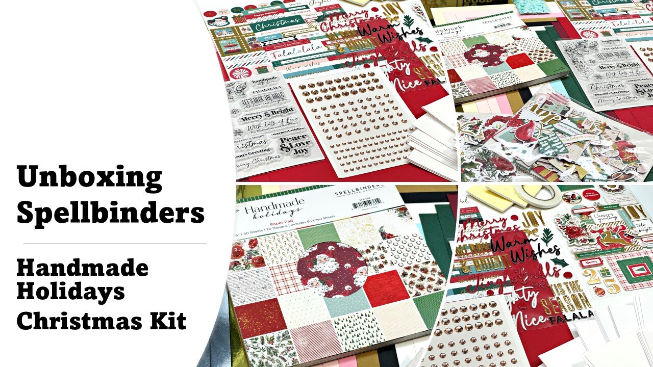 Unboxing Spellbinders | Handmade Holidays Kit | Limited Edition!!!