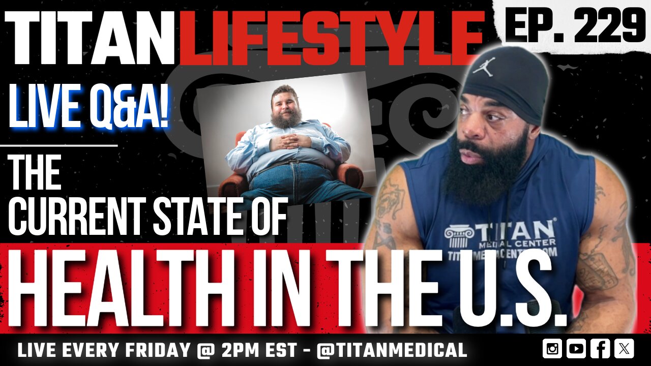 Titan Lifestyle - Live Q&A! - Current State of Health in the U.S | Fitness | Workout Advice