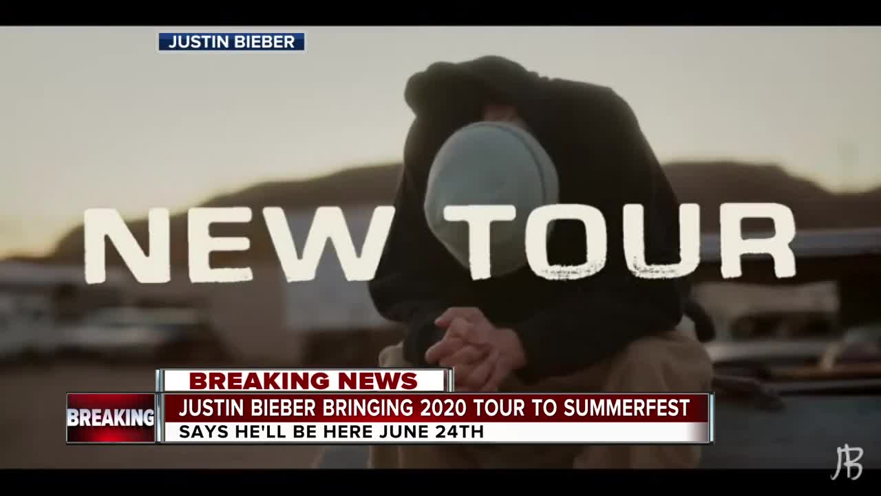 Justin Bieber is coming to Summerfest in 2020