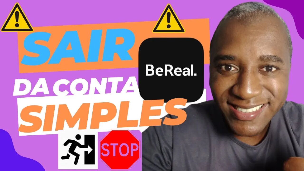 COMO #şair da conta #bereal - como sair da conta be real para sair-2023