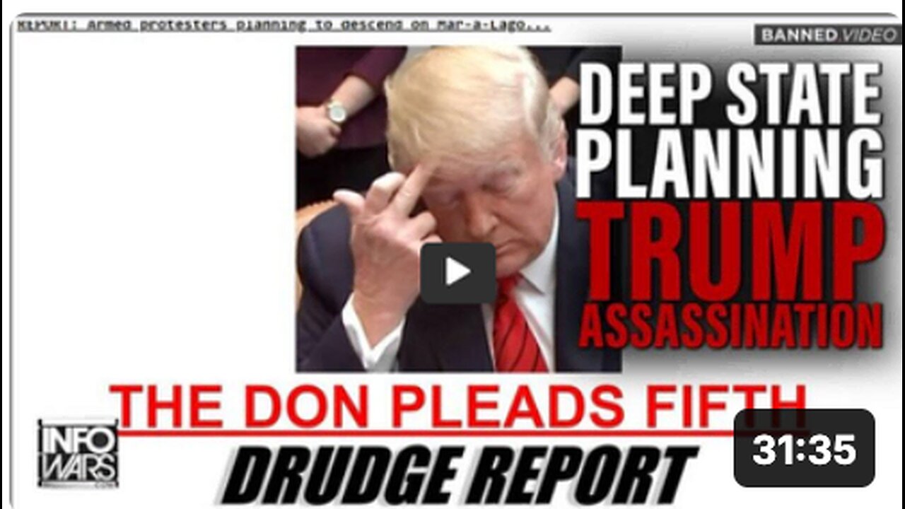 BREAKING Deep State Planning Trump Assassination Ahead of America's Destruction
