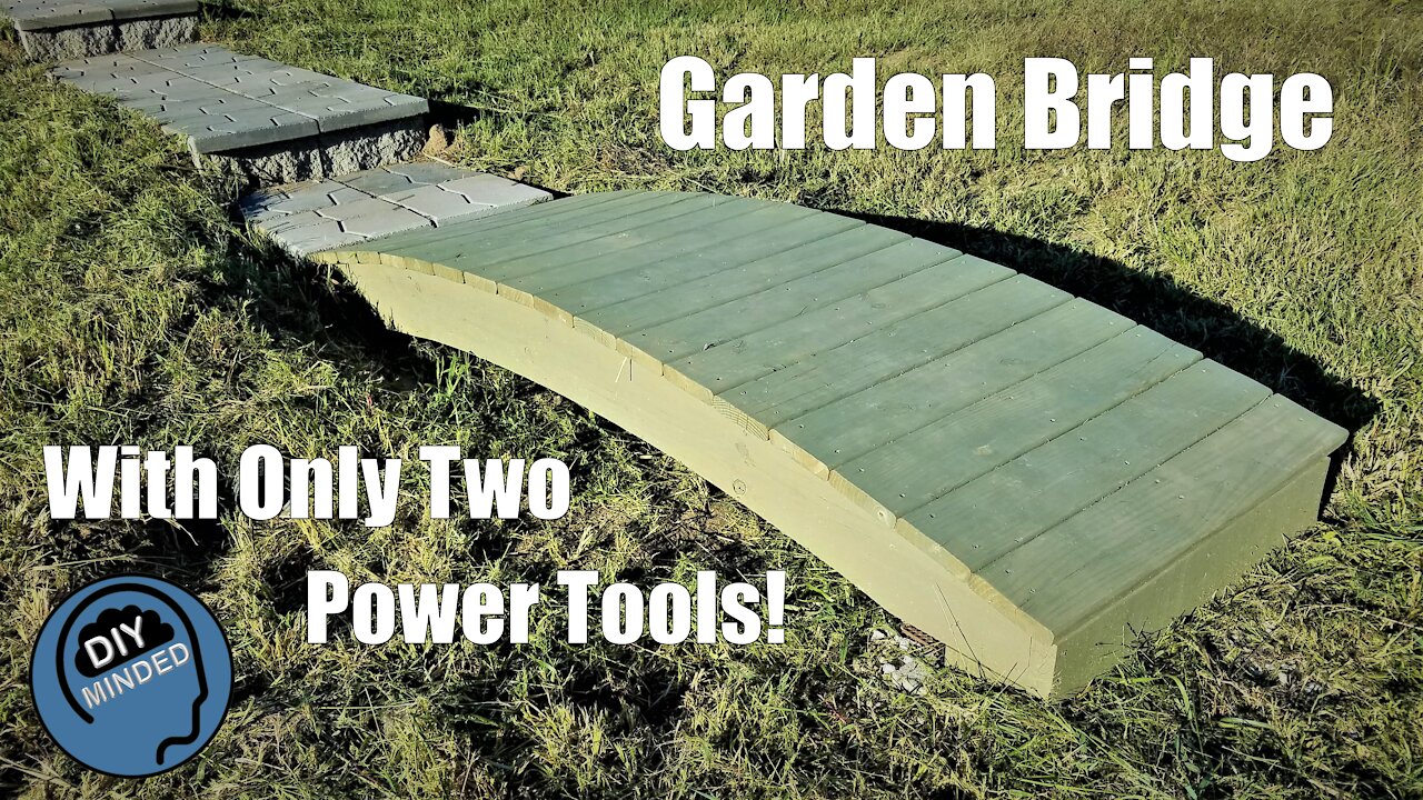 Simple Garden Bridge with Basic Tools