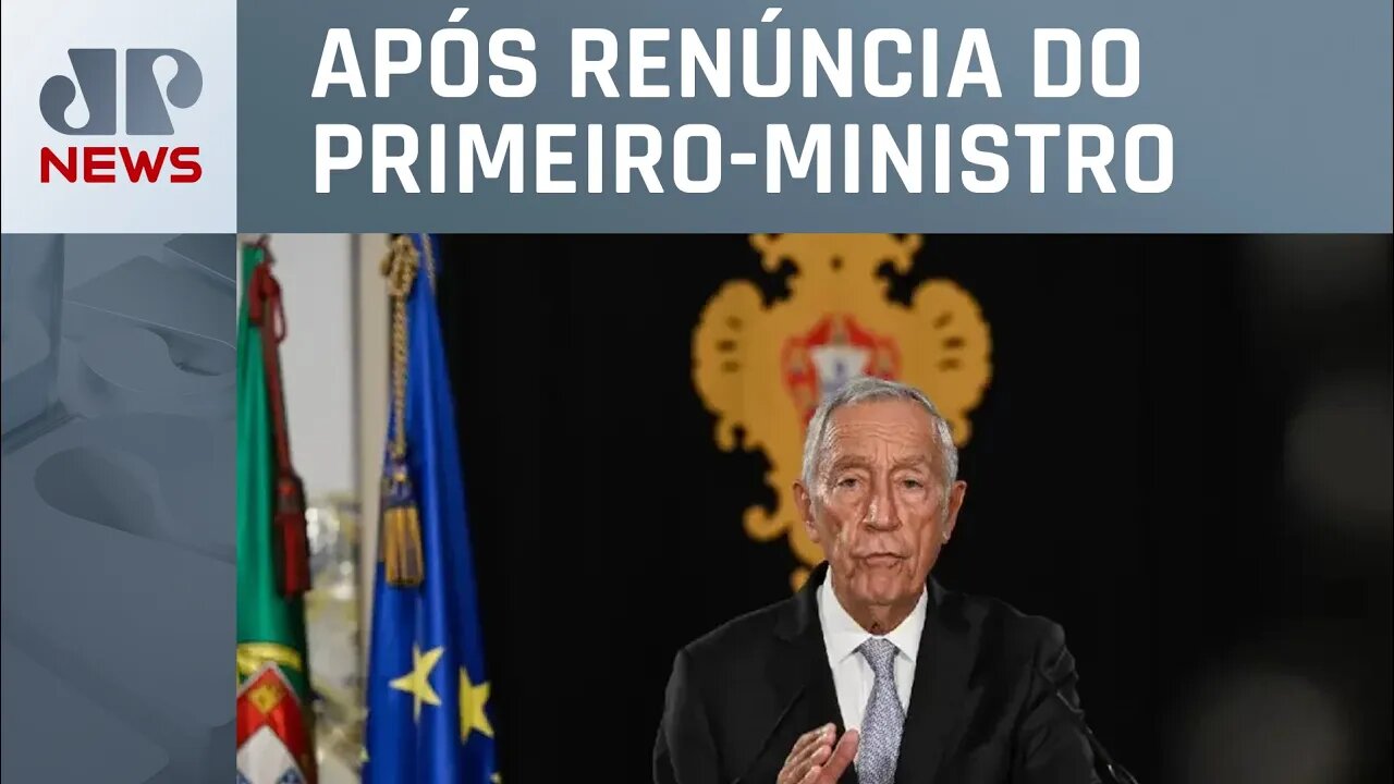 Presidente de Portugal convoca eleições antecipadas