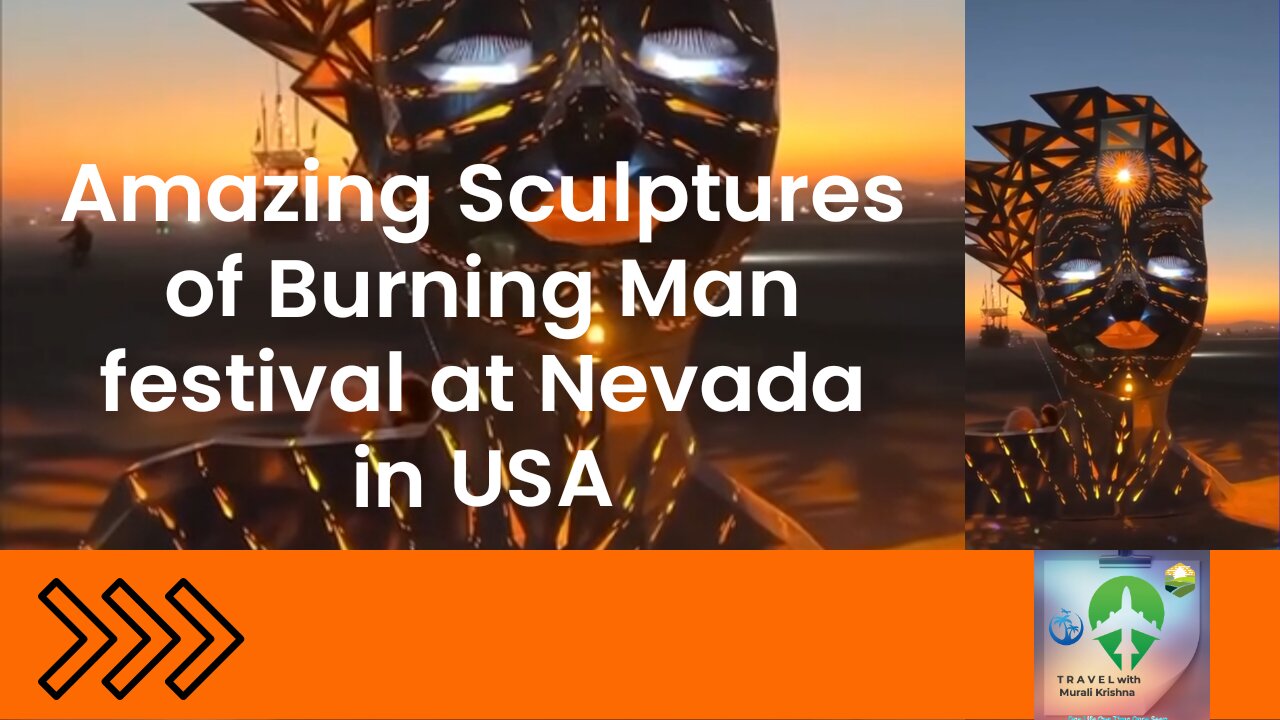 Amazing Sculptures of Burning Man festival at Nevada in USA #Share