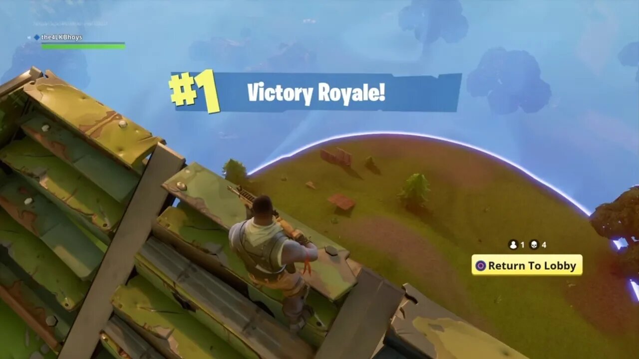 old fortnite win, with old music *RARE* gameplay! old fortnite in 2018 (old fortnite victory royale)