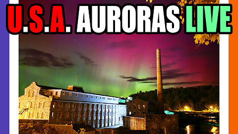 🔴LIVE: MASSIVE CME Aurora Borealis 2024 October 🟠⚪🟣