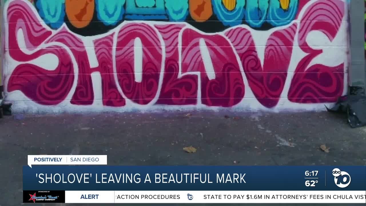 'Sholove' leaving a beautiful mark