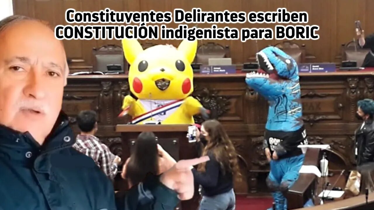 CONSTITUYENTES DELIRANTES ESCRIBEN CONSTITUCION INDIGENISTA PARA BORIC