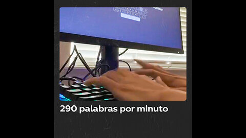Así se escribe 290 palabras por minuto