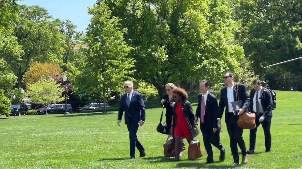 Biden Aides New Strategy: Hide His Shuffling Stiff Walk