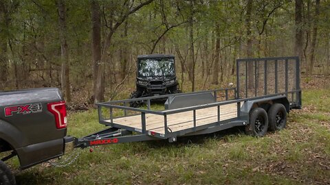 U3X - 7k Tandem Axle Utility Trailer | MAXX-D 2021