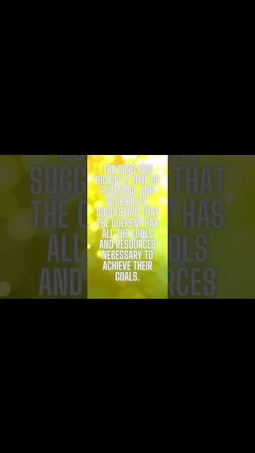 "The Magician: Taking Action and Making Things Happen"