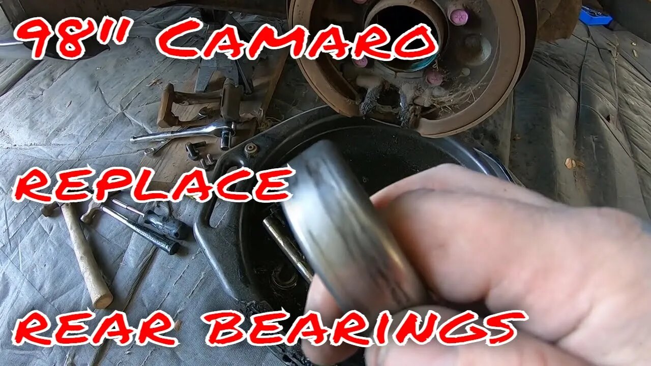 1998 Camaro rear bearings get replaced.