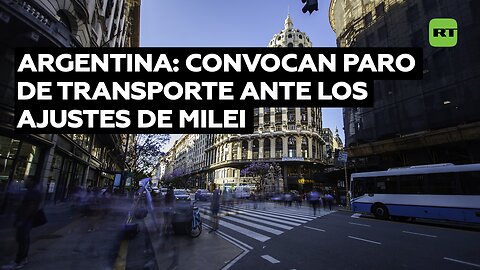 Gremios de transporte convocan un paro nacional contra los ajustes del Gobierno de Milei