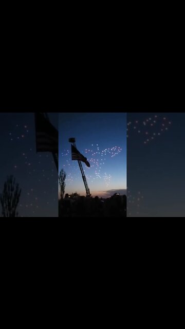 4th of July takes flight with drones at night