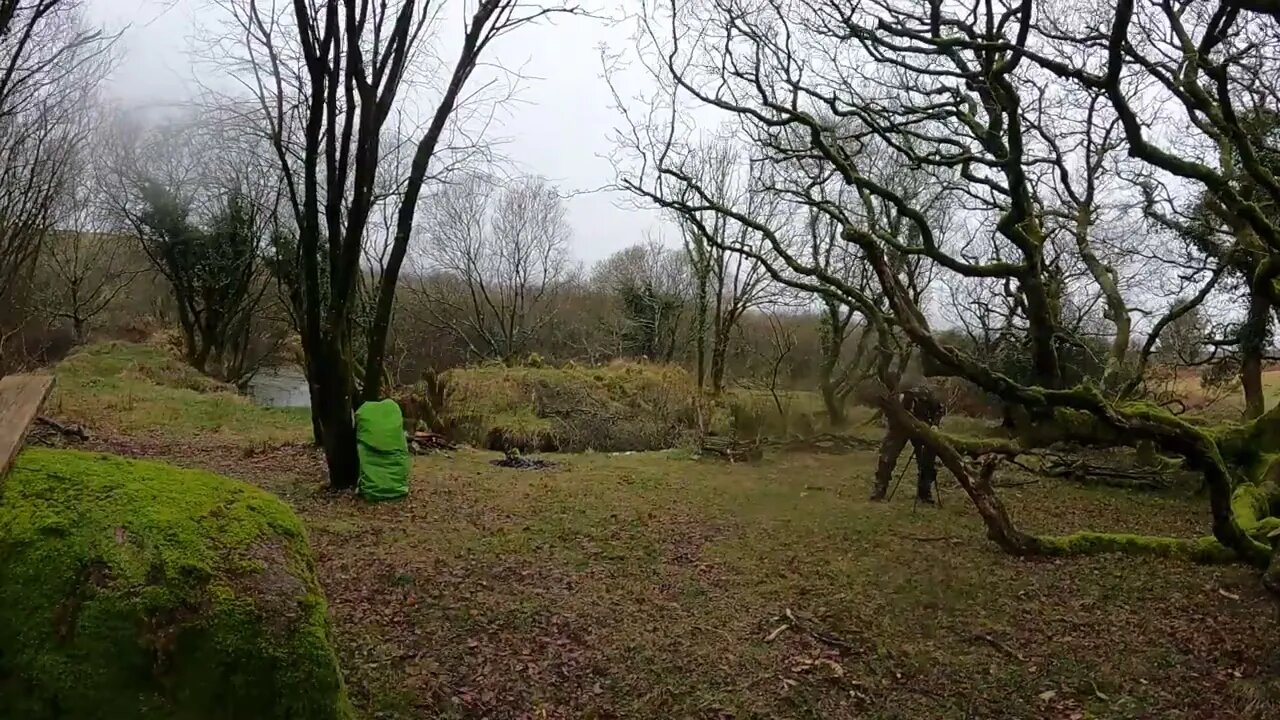 Setting up the Cloudpeak 2 at Reddacleeve farm campsite. Dartmoor. 20th March 2023 Part 1