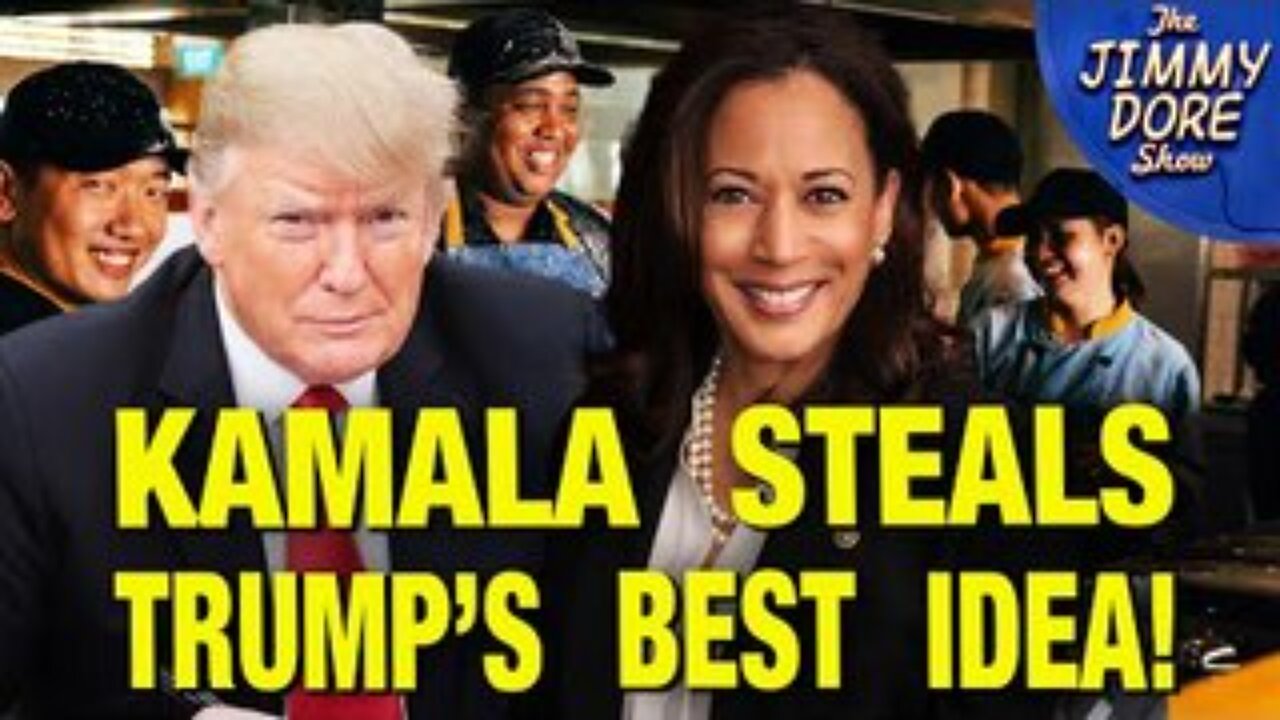 Kamala Steals Trump’s Idea To End Taxes On Tips!